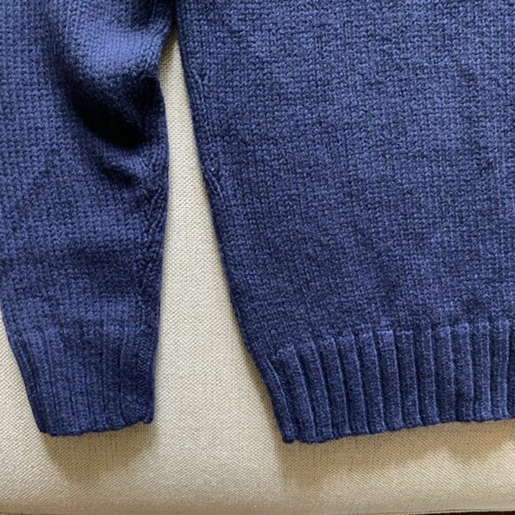 Polo Ralph Lauren Men's New Hunter Navy Merino Wool Sweater Size Medium - Picture 12 of 14